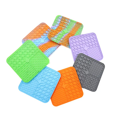Silicone Pet Lick Mat | Stressvermindering en Vermaak voor Je Huisdier