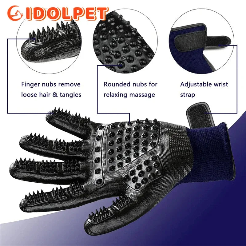 Pet Grooming & Shedding Gloves | De Perfecte Tool voor een Glanzende Vacht
