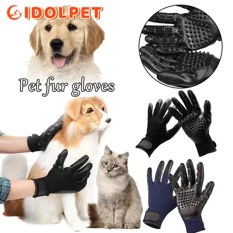 Pet Grooming & Shedding Gloves | De Perfecte Tool voor een Glanzende Vacht