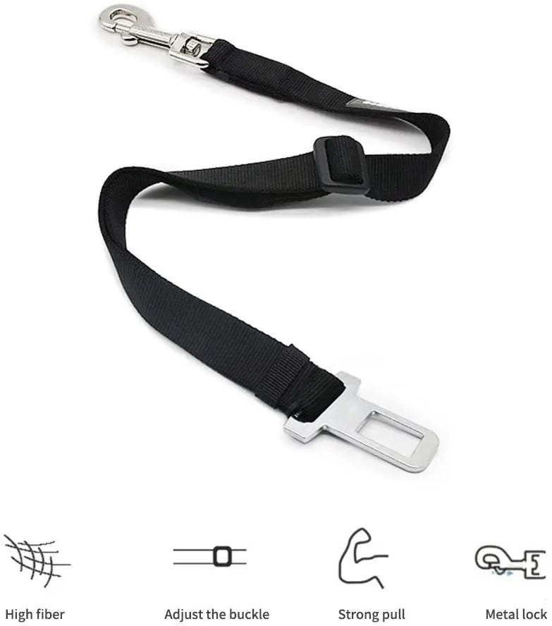 Adjustable Pet Car Seat Belt | Veiligheid en Comfort voor Je Hond