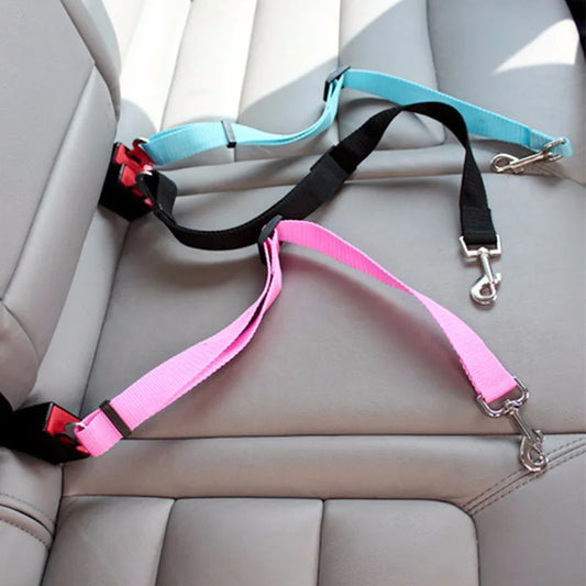 Adjustable Pet Car Seat Belt | Veiligheid en Comfort voor Je Hond